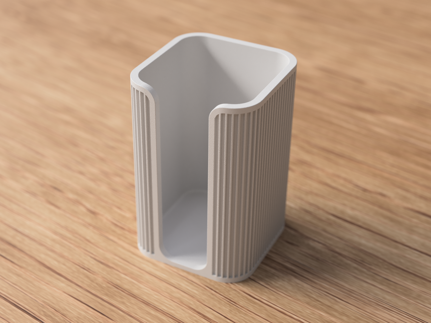 Modern Japandi Cotton Pad Holder - Scandinavian Design