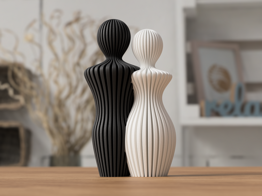 Minimalist Couple Statue