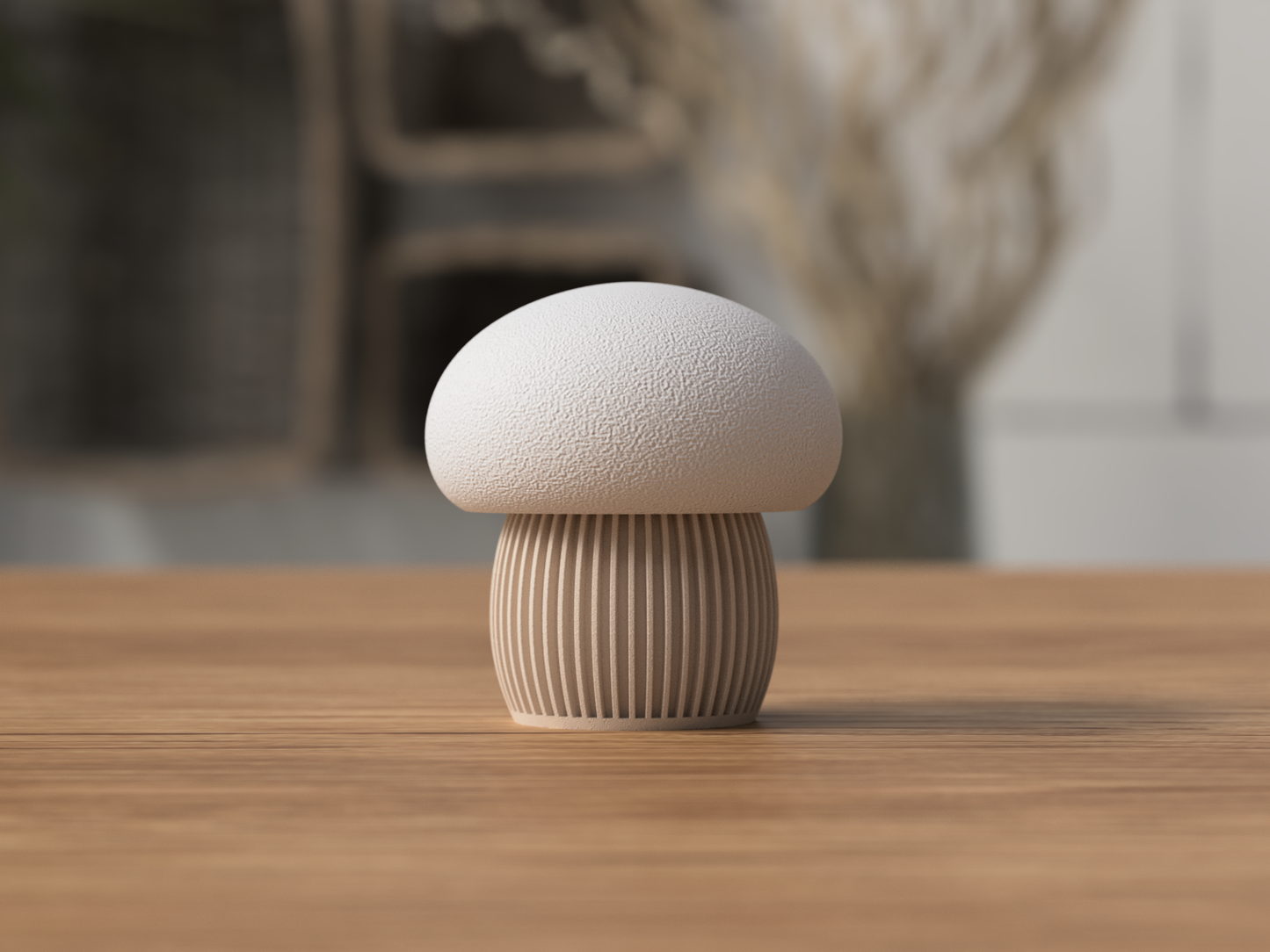 Japandi Mushroom Containers – Modern & Cozy Home Decor