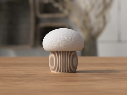 Japandi Mushroom Containers – Modern & Cozy Home Decor