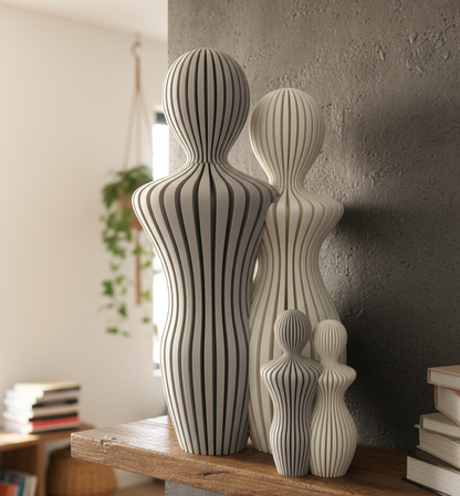 Minimalist Couple Statue