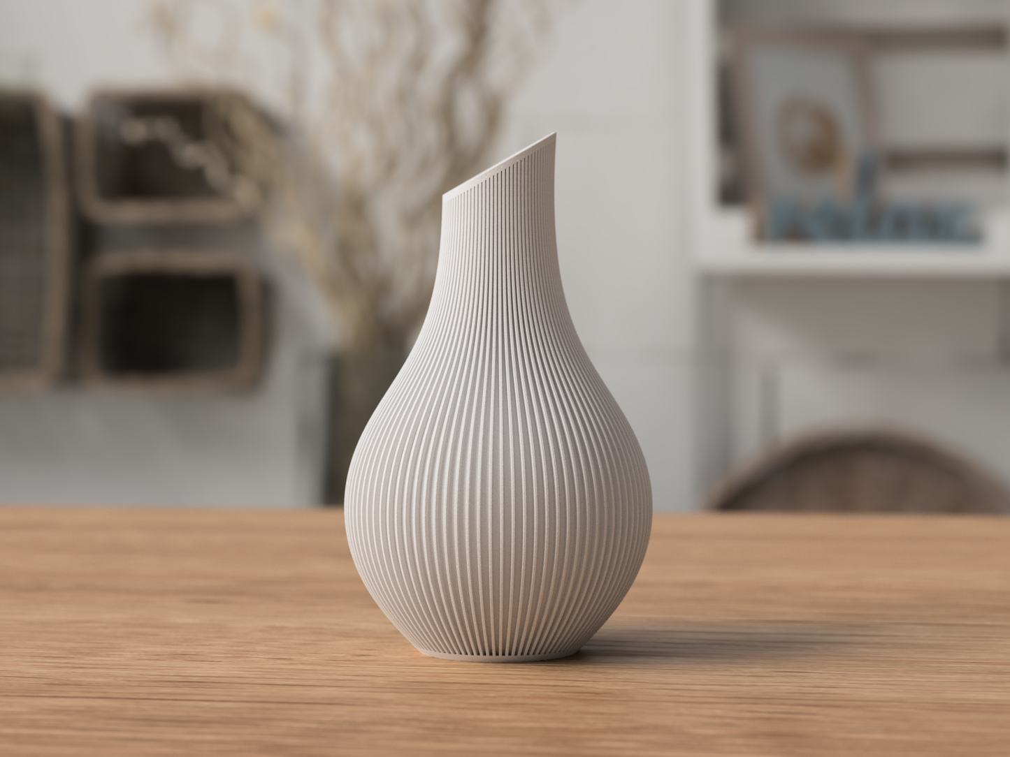 Japandi Vase for Dry Flowers