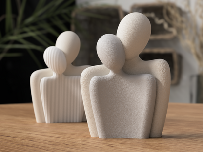 Modern Couple Statue